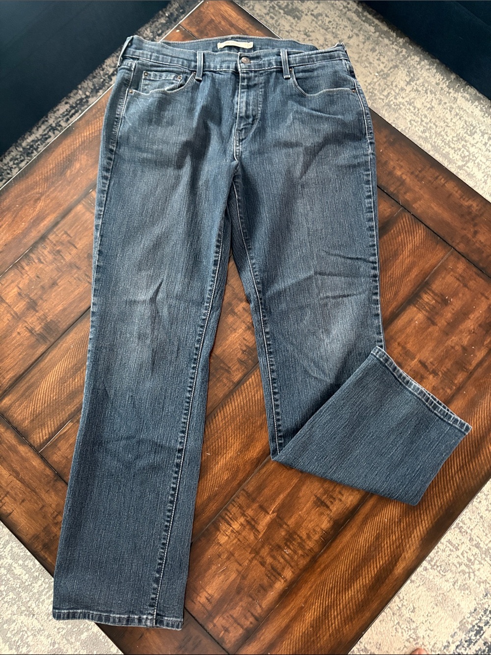 Levi’s: Women’s Classic Straight-Leg Jeans in Denim Blue